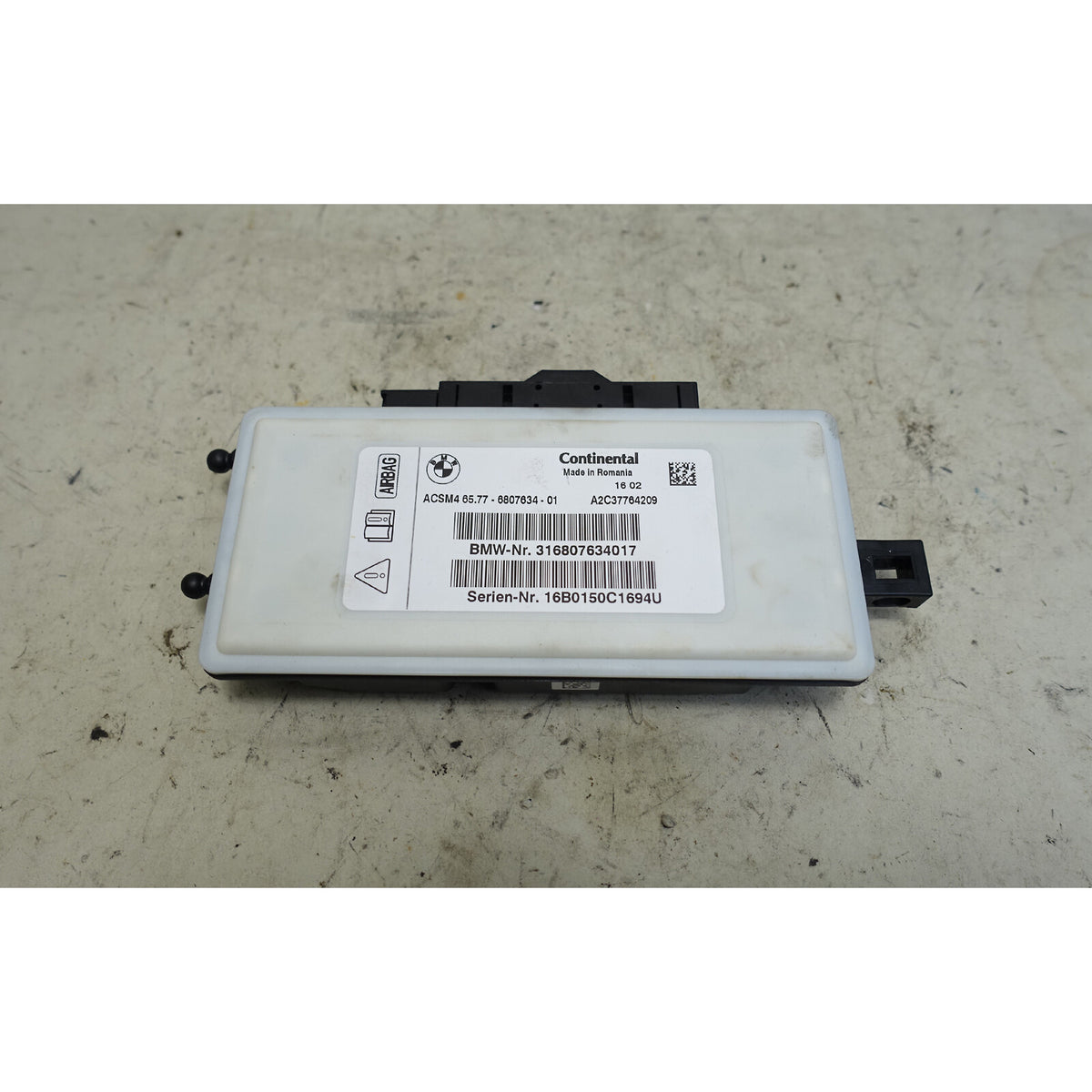 2014-2019 BMW F30 3-Series F22 F10 F15 Central SRS Control Unit Module OEM