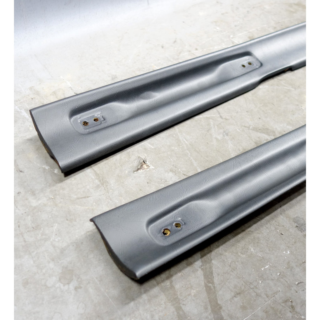 1978-1987 BMW E23 7-Series Interior Upper Headlining Cover Trim Pair Black OEM