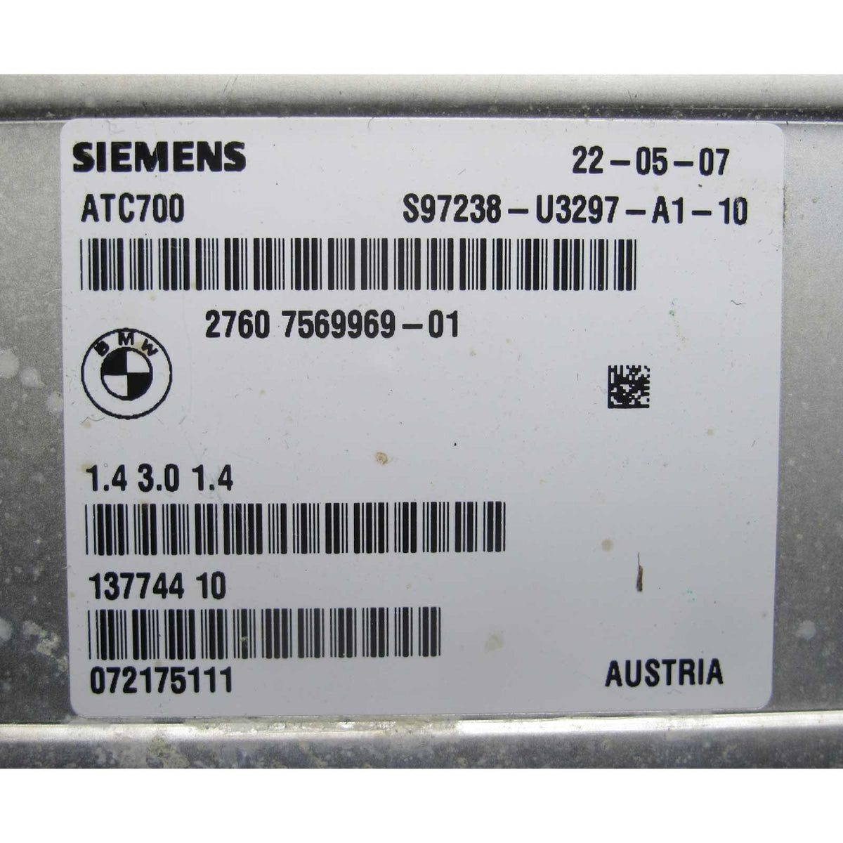 2007-2014 BMW E70 X5 SAV E71 X6 SAC Transfer Case Box Control Module ATC700 USED