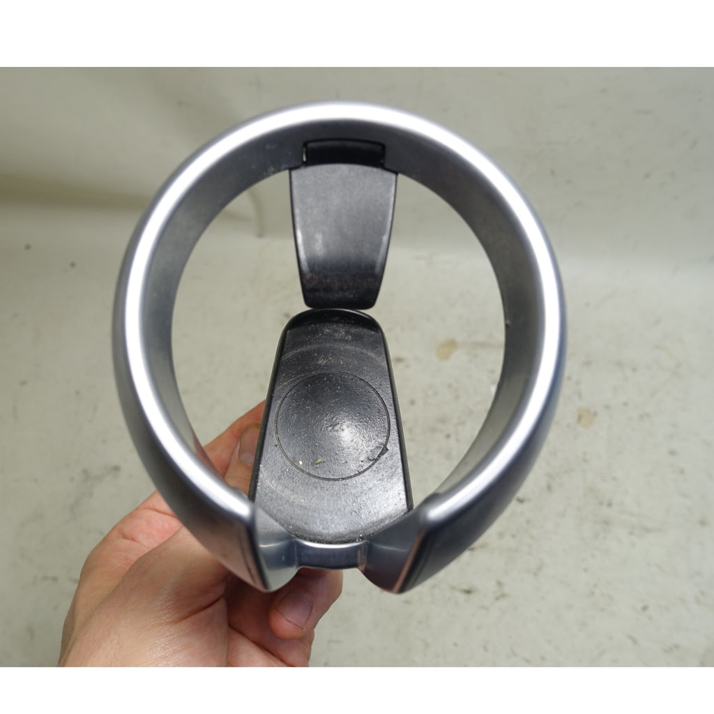 08–10 BMW E63 E64 M6 Factory Front Center Armrest Cup Holder Shiny Pearl OEM