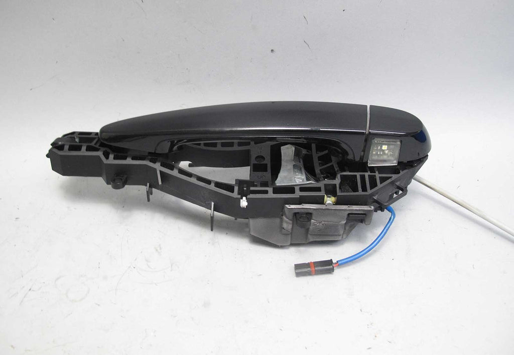 12-17 BMW F30 3-Series Left Rear Exterior Passenger Door Handle Black Sapphire