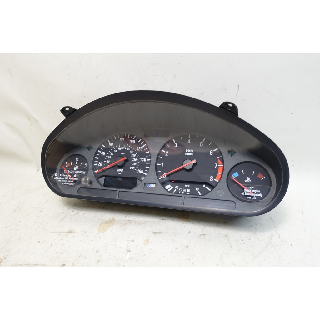 96-99 BMW E36 M3 ///M S52 Factory Instrument Gauge Cluster Speedo MPH 143k OEM