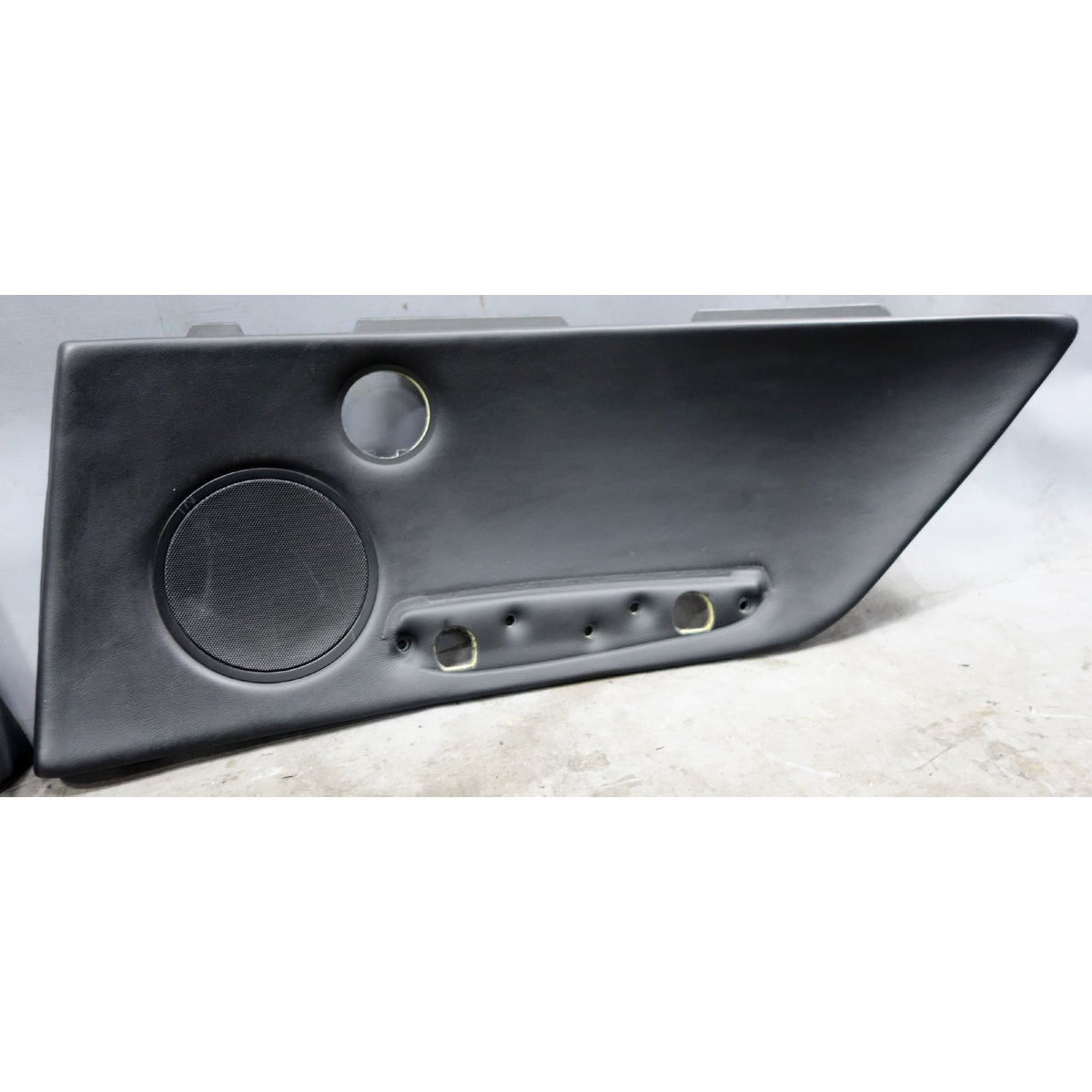 01-06 BMW E46 M3 Convertible Rear Lateral Interior Trim Insert Black Leather OEM