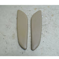 Damaged 03-08 BMW Z4 E85 E86 Front Console Knee Pad Trim Pair Beige Leather OEM