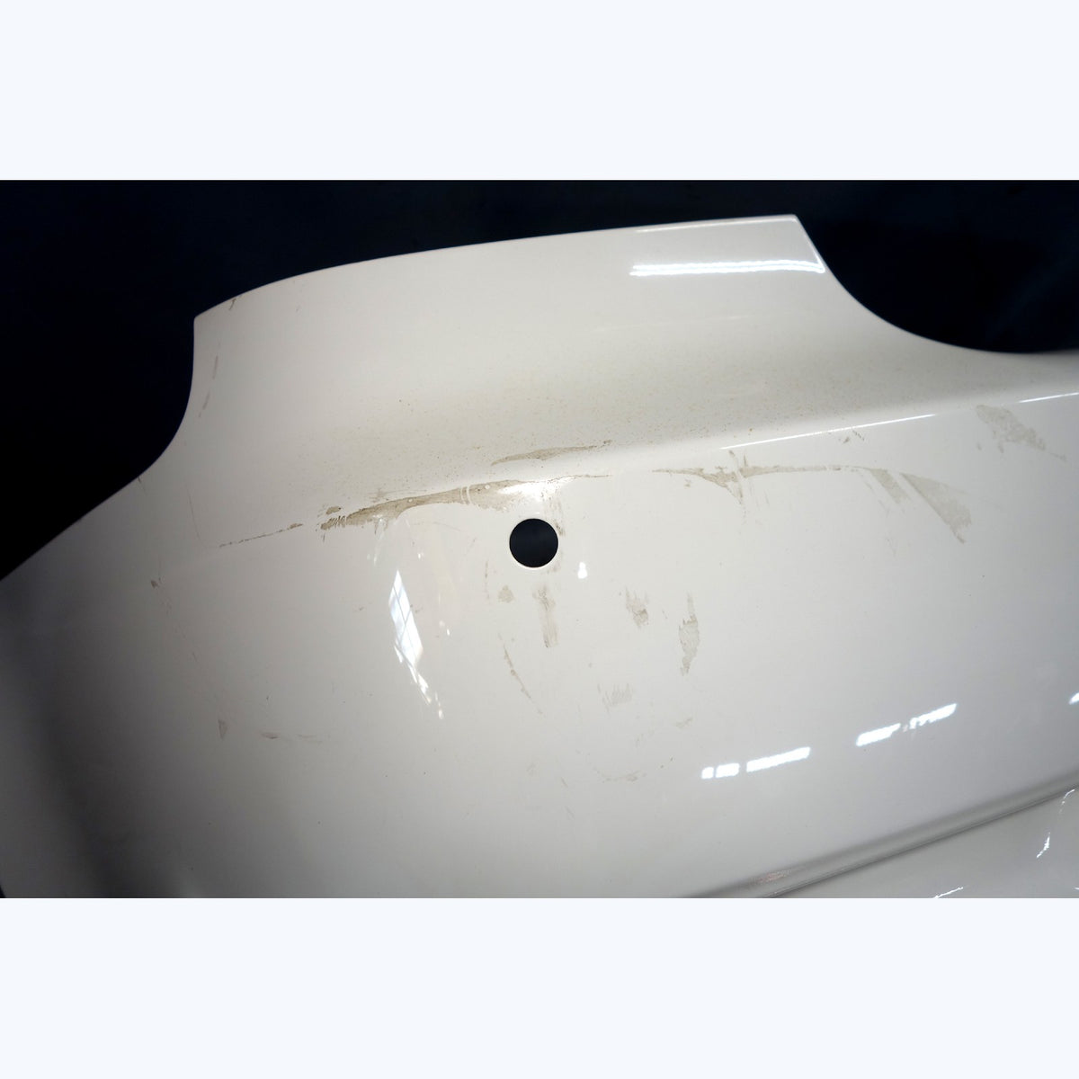 08-13 BMW E92 E93 M3 Factory Rear Bumper Cover Trim White PDC w/ Diffuser OEM