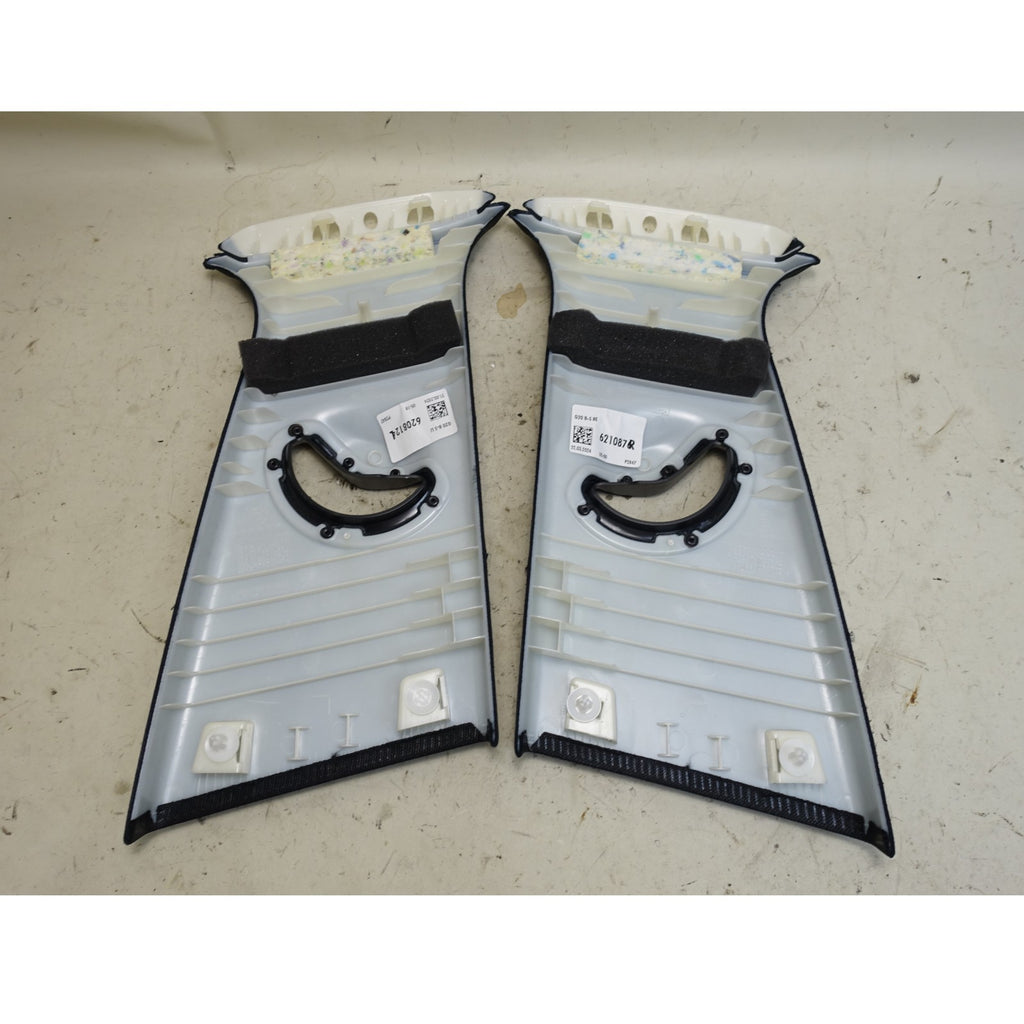 Damaged 19-25 BMW G20 3-Series G80 Sedan Int B- Pillar Column Covers Anthracite