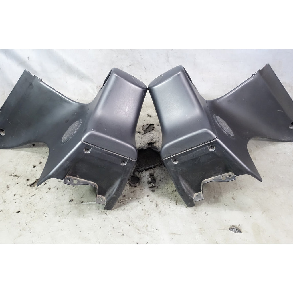 Damaged 1996-1999 BMW Z3 Roadster Rear Interior Trim Speaker Panel Pair Black OE