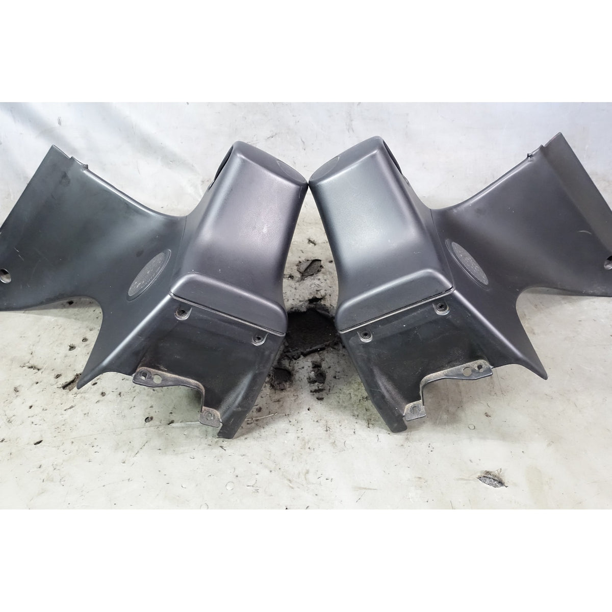 Damaged 1996-1999 BMW Z3 Roadster Rear Interior Trim Speaker Panel Pair Black OE
