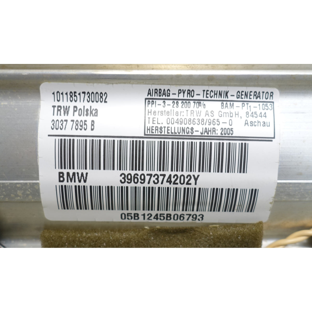 BMW E90 E91 3-Series 4dr Front Passenger's Dashboard SRS Module OEM 42081