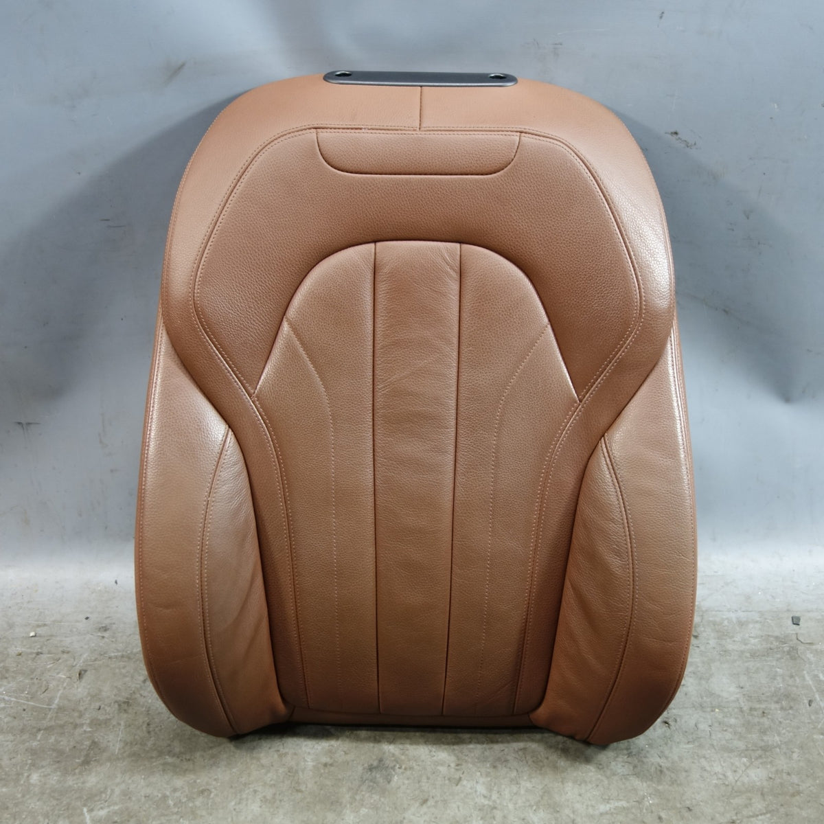 15-19 BMW F15 X5 F16 X6 Front Right Comfort Seat Cushion Terra Brown Leather OEM