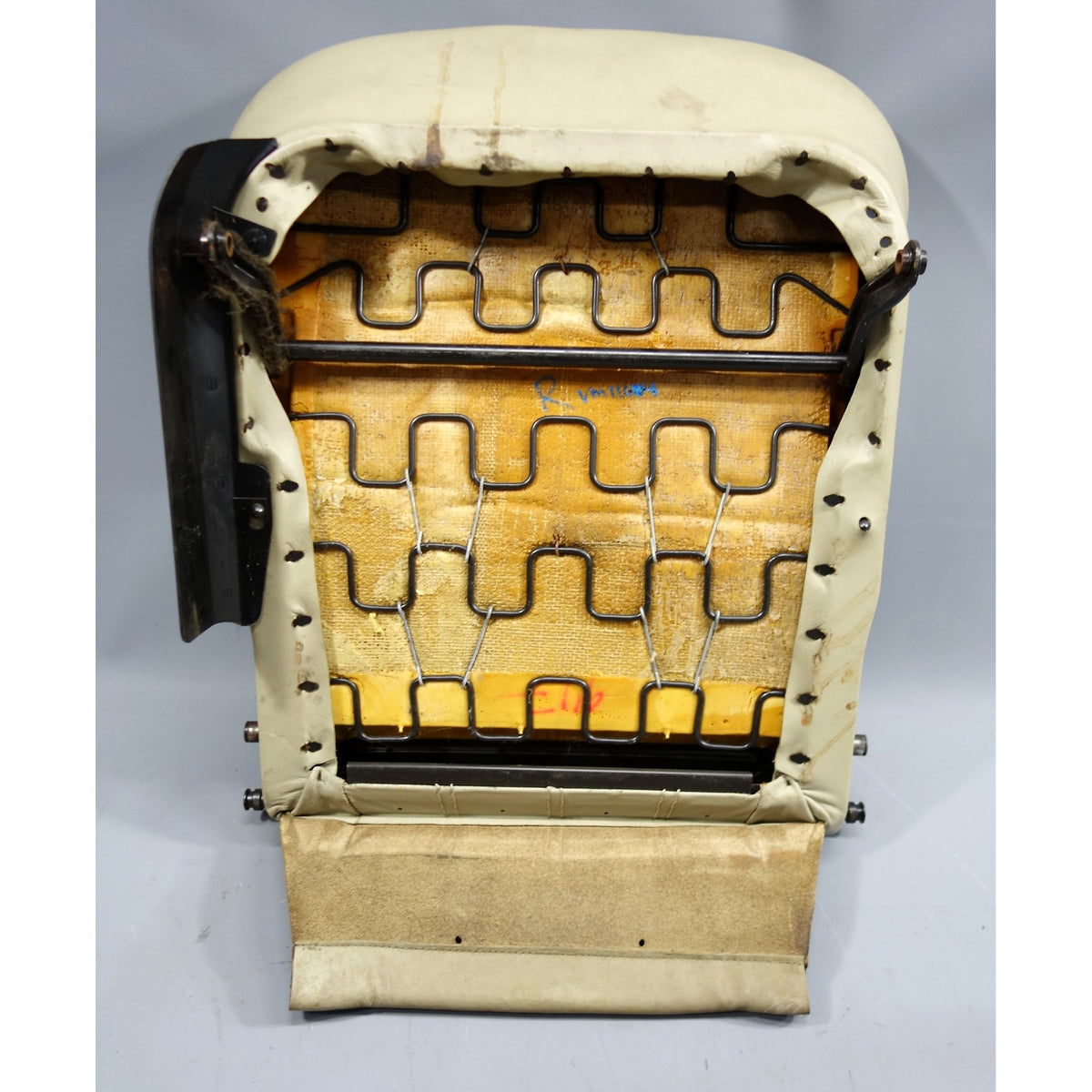 85-91 BMW E30 3-Series Coupe Sedan Front Right Seat Bottom Pearl Beige Leather