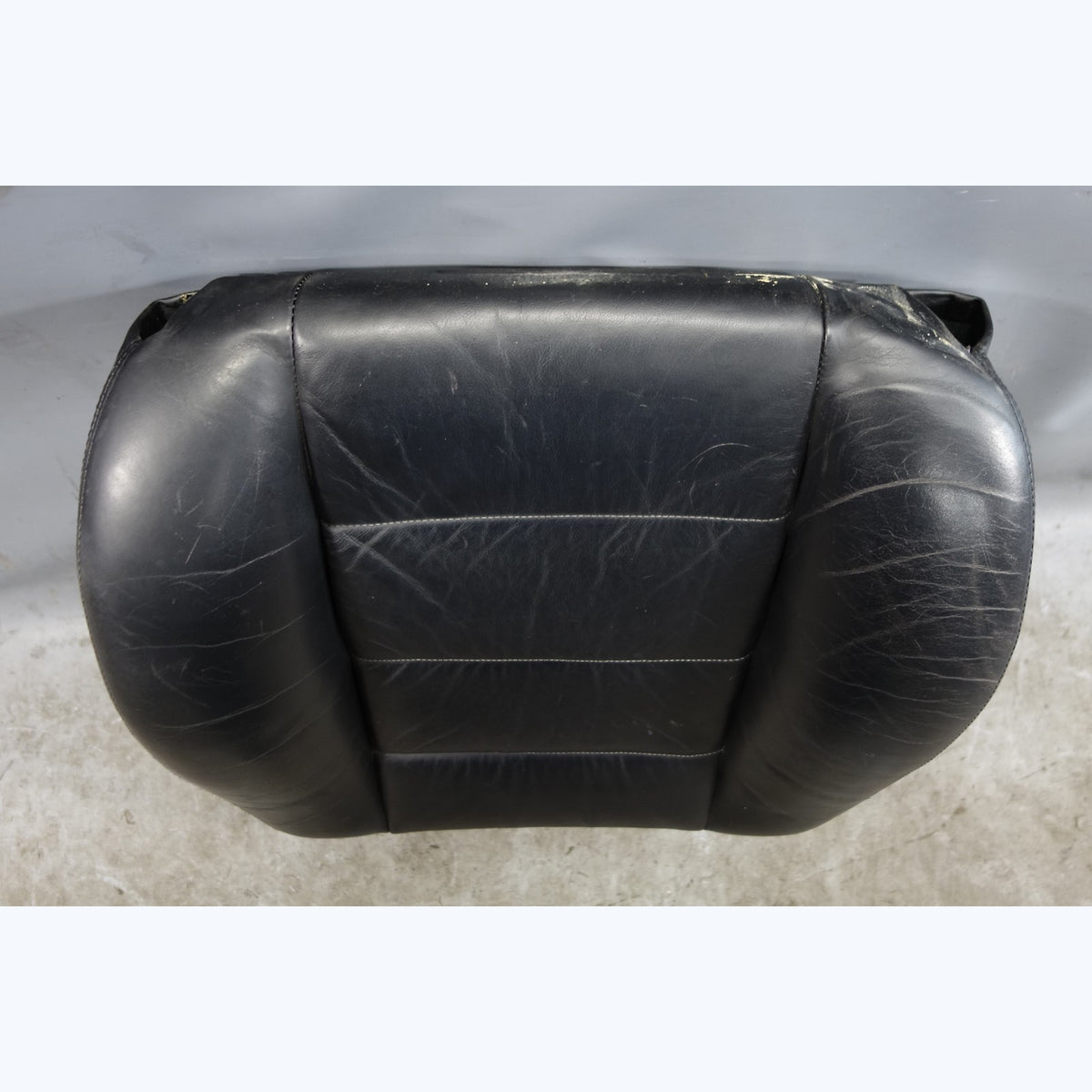 1988-1992 BMW E32 7-Series Front Seat Backrest Cushion Black Leather OEM