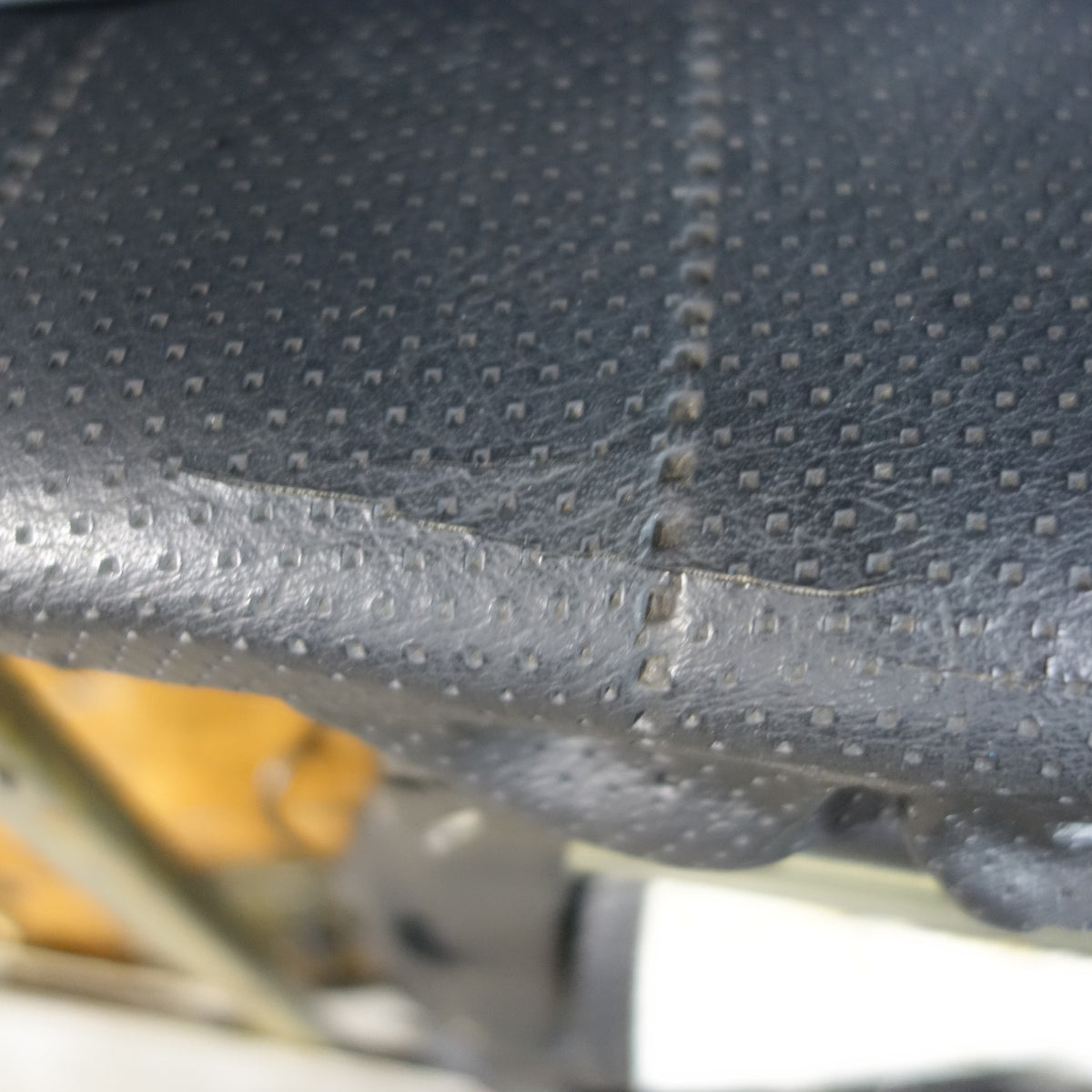 86-91 BMW E30 3-Series Sedan Coupe Rear Seat Backrest Cushion Black Vinyl OEM