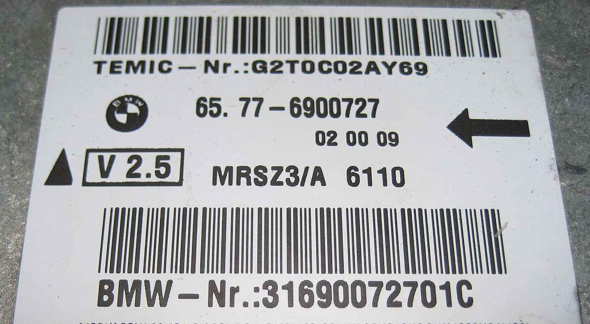 BMW Airbag Sensor Control Module Brain E38 E39 Z8 X5 E53 USED OEM
