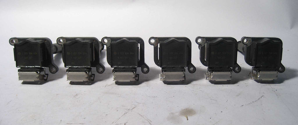 BMW E36 E39 E46 Z3 Ignition Coil Set of 6 BOSCH 1995-2002 USED OEM