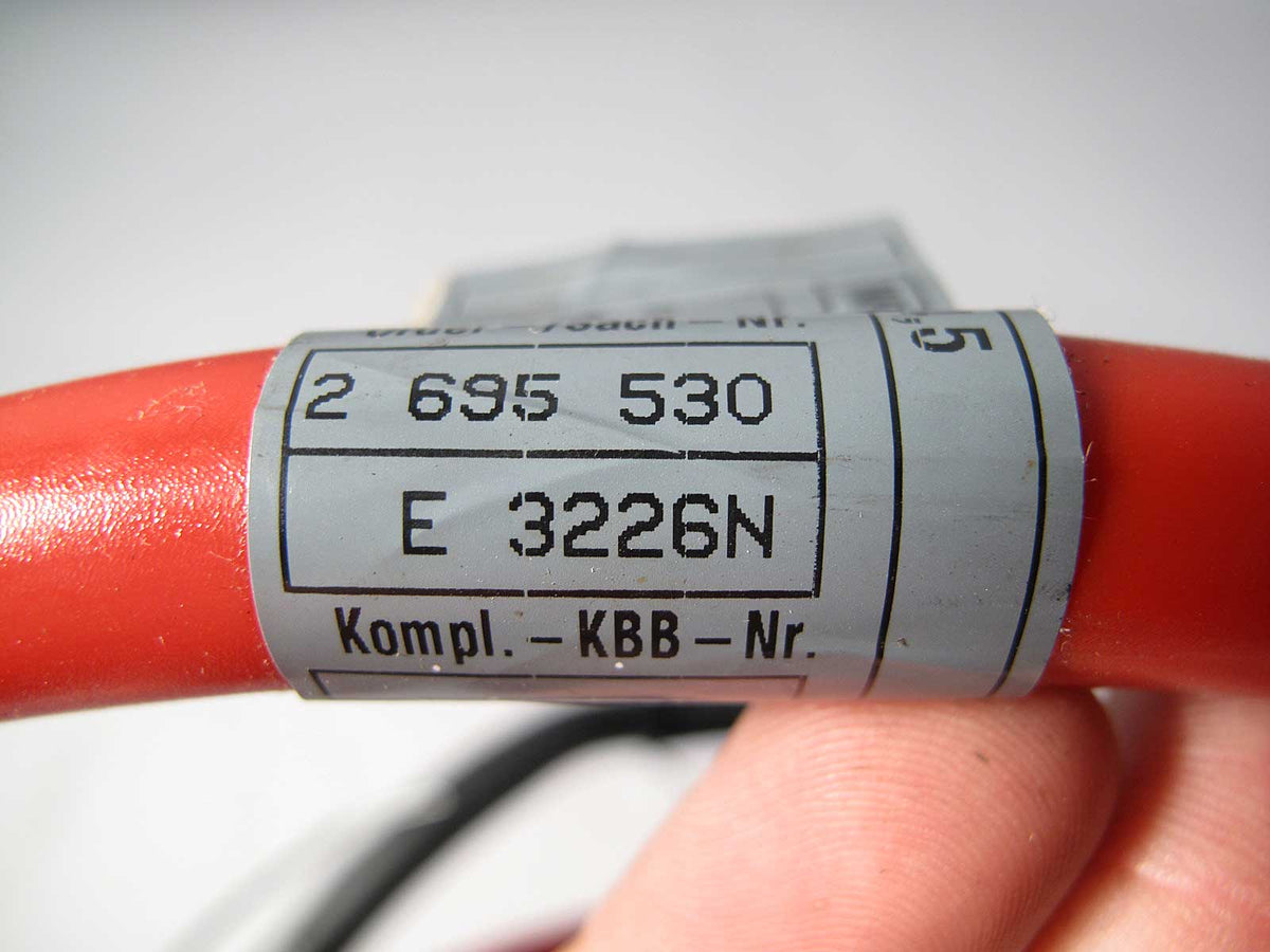 BMW E46 M3 2dr Coupe Battery Power Red Cable w Good Fuse 2001-2006 OEM