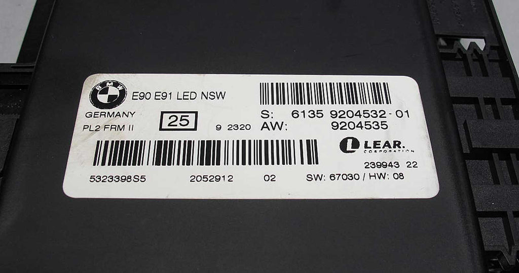 BMW 2007-2009 E90 E92 E93 3-Series Light Control Module LKM FRMII FRM2 OEM USED
