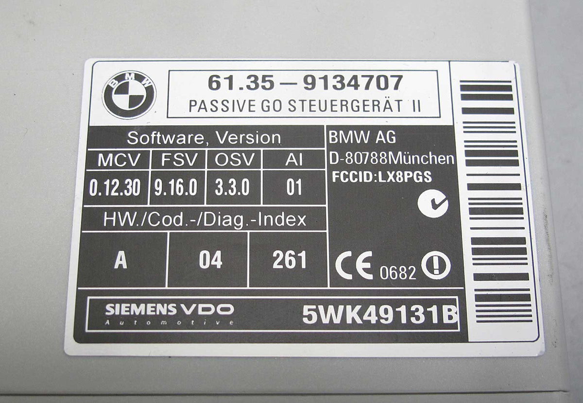 BMW E60 E64 X5 Passive Go Comfort Access Antenna Control Module 2006-2014 OEM