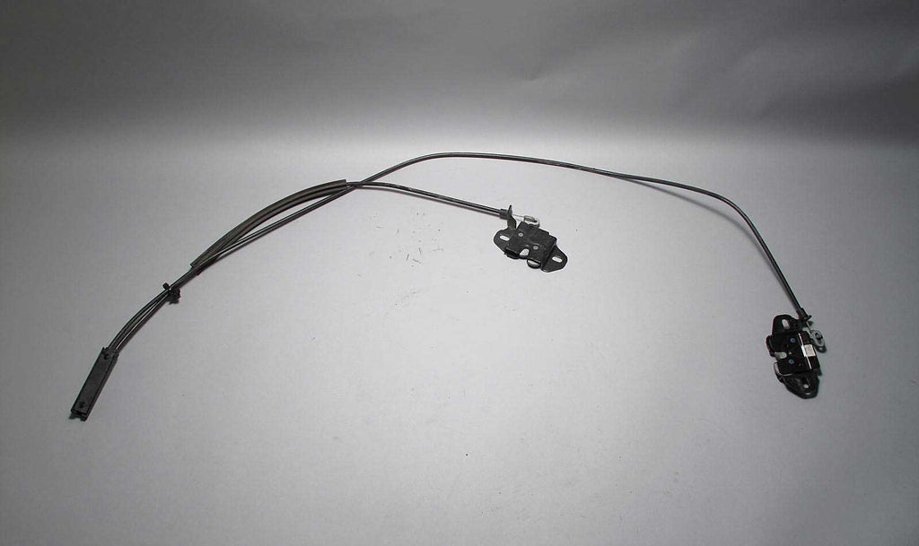 BMW E85 E86 Late Model Hood Bonnet Latch Lock Set w Cable 2007-2008 USED OEM