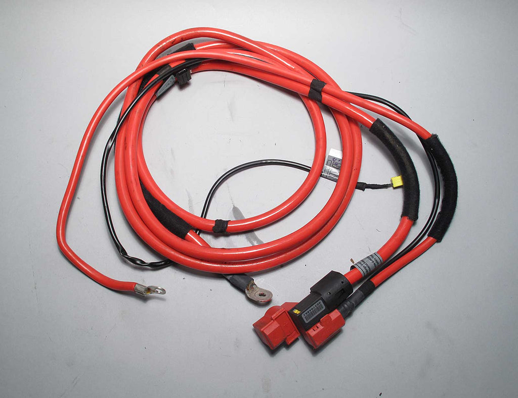 2000-2003 BMW E53 X5 SAV M62TU V8 Factory Positive Battery Cable Red USED OEM
