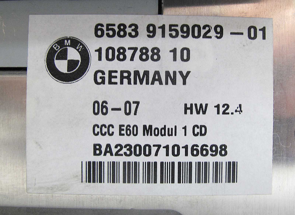 2007 BMW E60 M5 E63 6-Series CCC Factory Navigation CD DVD iDrive Headunit USED