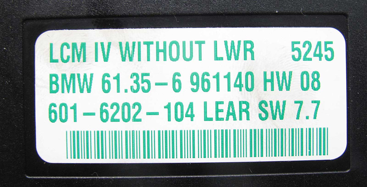BMW X5 Adaptive Xenon Light Control Module LKM LCM IV 4 w/o LWR USED 2001-2006