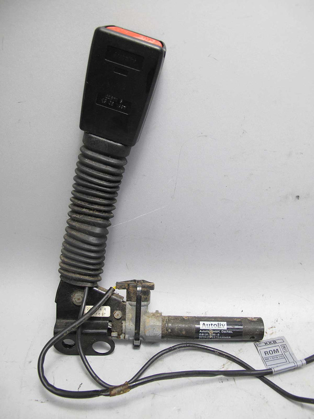 1997-2003 BMW E36 3-Series Z3 Right Front Seat Belt Lower Buckle Retractor OEM