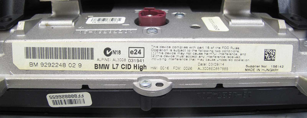BMW F30 F32 F36 F33 F80 Navigation Center Information Display 8.8 OEM 2012-2016