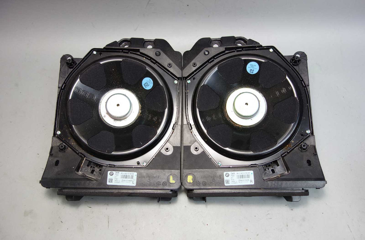 BMW F30 F32 F22 F36 F80 F82 Standard HiFi Subwoofer Speaker Pair OEM 2012-2021