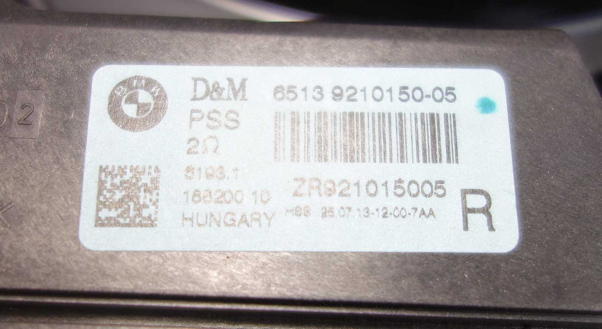 BMW F30 F32 F22 F36 F80 F82 Standard HiFi Subwoofer Speaker Pair OEM 2012-2021