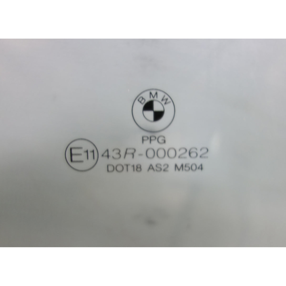 2003-2008 BMW E85 Z4 Roadster Left Door Window Glass w Light Scratches OEM