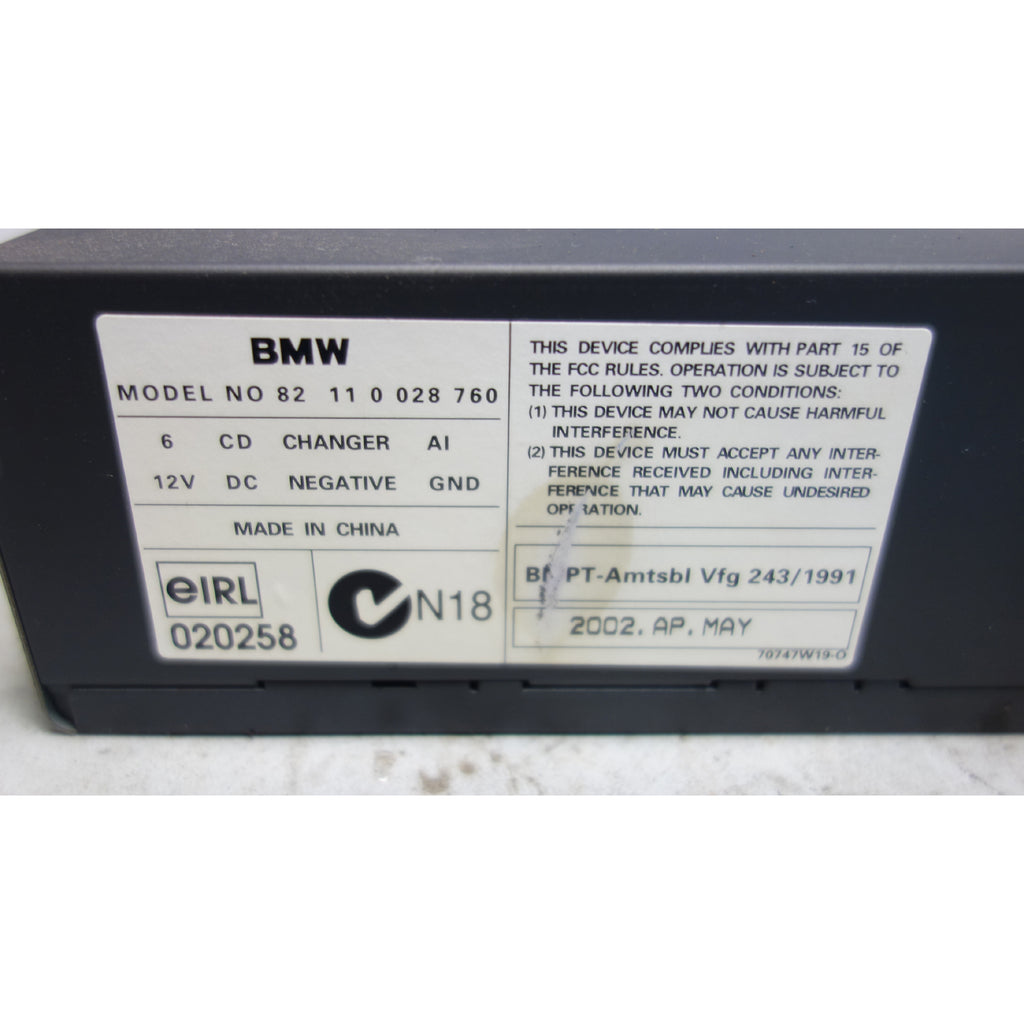 1992-2006 BMW Alpine 6 Disc Trunk CD Changer w Magazine E36 E39 E46 OEM