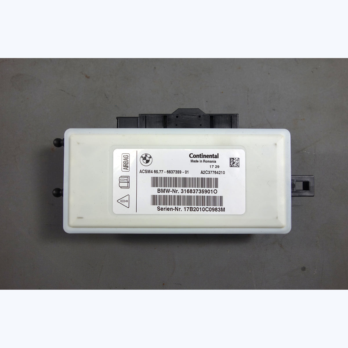 2014-2019 BMW F30 3-Series F22 F10 F15 Central Airbag Control Unit Module OEM