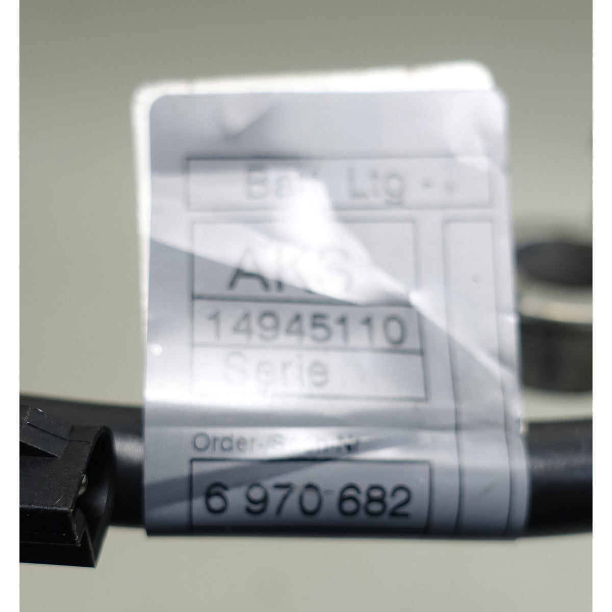 04-07 BMW E63 E64 6-Series Early Negative Black IBS Battery Cable Terminal OEM
