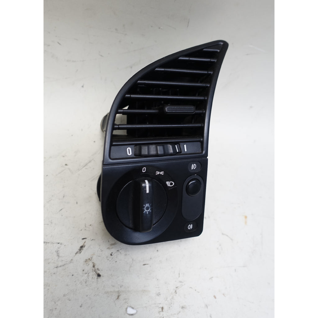 1992-1999 BMW E36 Headlight Fog Light Switch w Air Vent Panel OEM *Note*