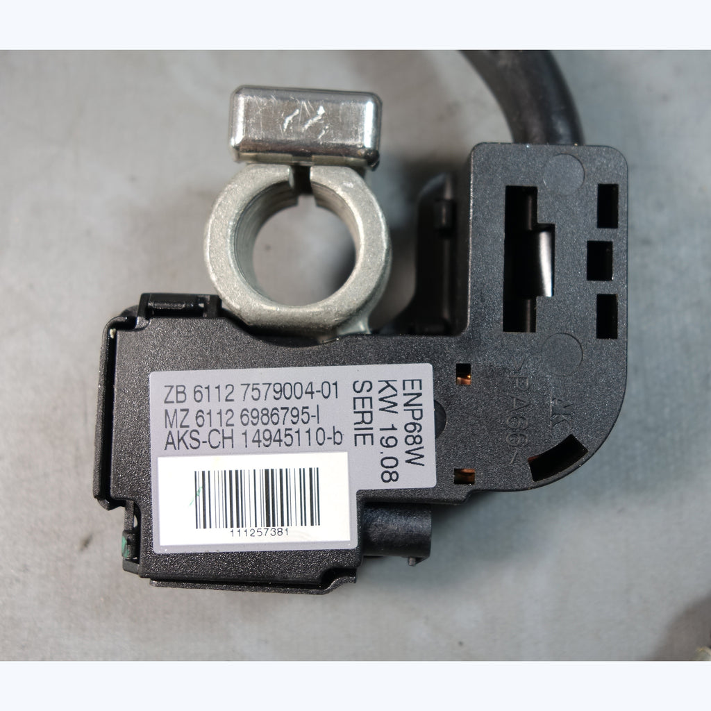 2008-2016 BMW E89 Z4 E82 1-Series Negative Black Battery Cable IBS 2 Plug OEM