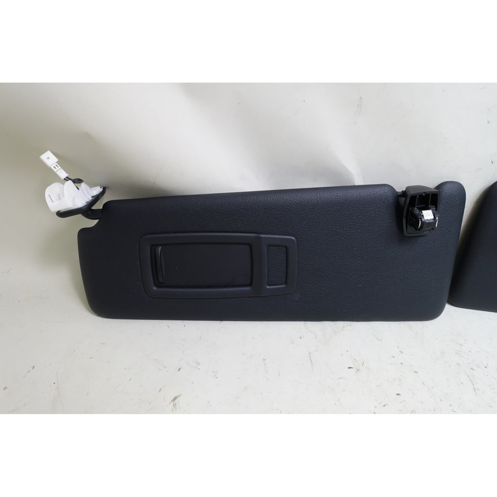 BMW F30 3-Series F32 4-Series Front Sun Visor Pair Black Vinyl OEM 2012-2020