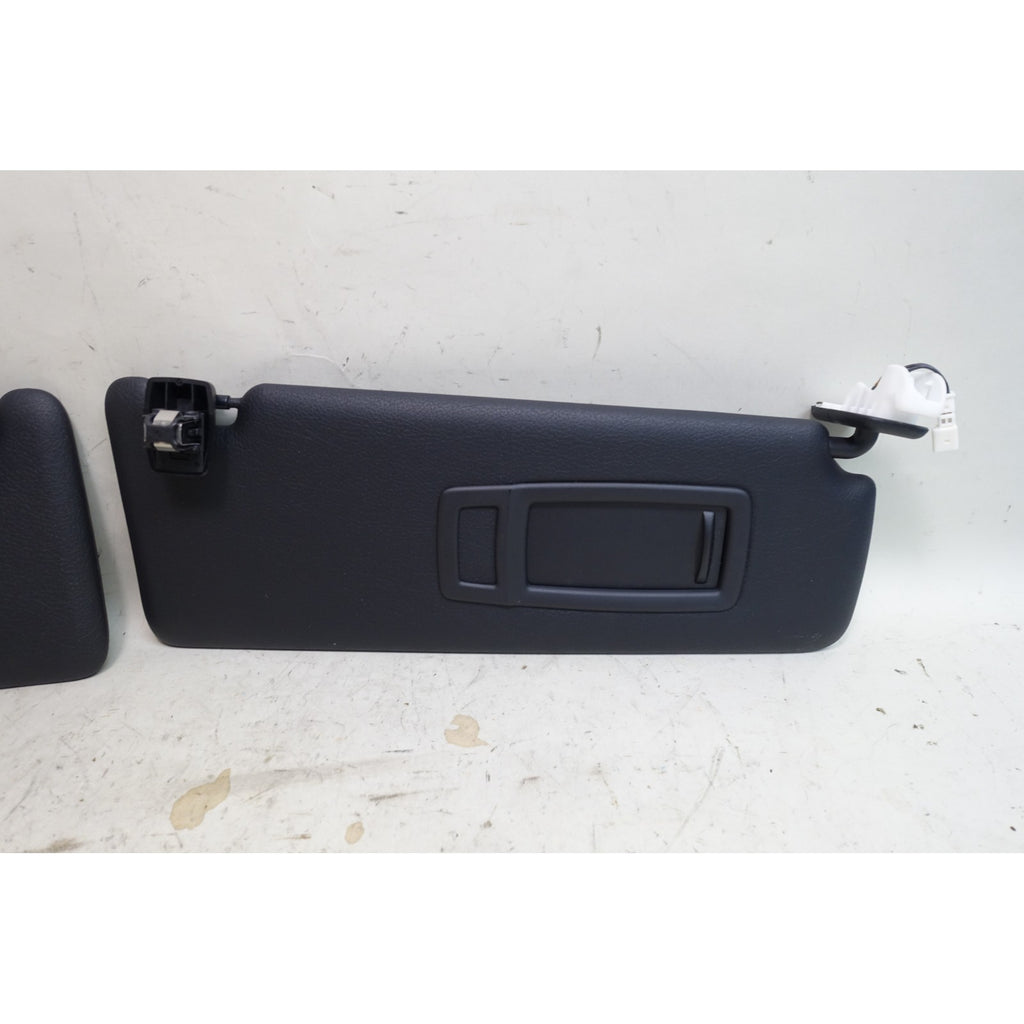 BMW F30 3-Series F32 4-Series Front Sun Visor Pair Black Vinyl OEM 2012-2020