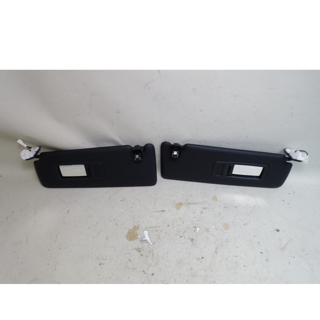 BMW F30 3-Series F32 4-Series Front Sun Visor Pair Black Vinyl OEM 2012-2020