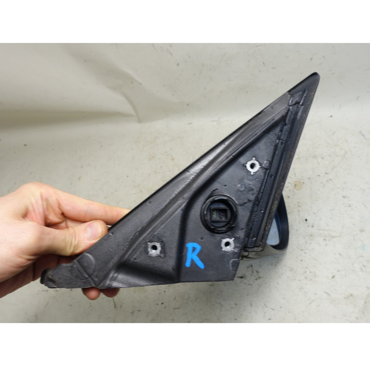 06-08 BMW E90 E91 3-Series 4-Door Right Side Mirror Assembly Monaco Blue OEM