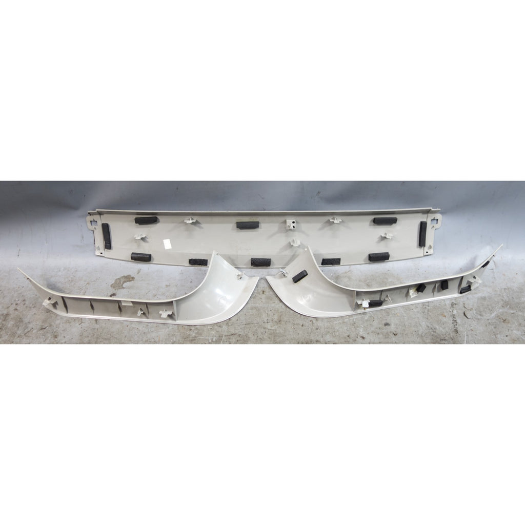 07-13 BMW E70 X5 Trunk Lid Interior Upper Window Trim Set Grey OEM