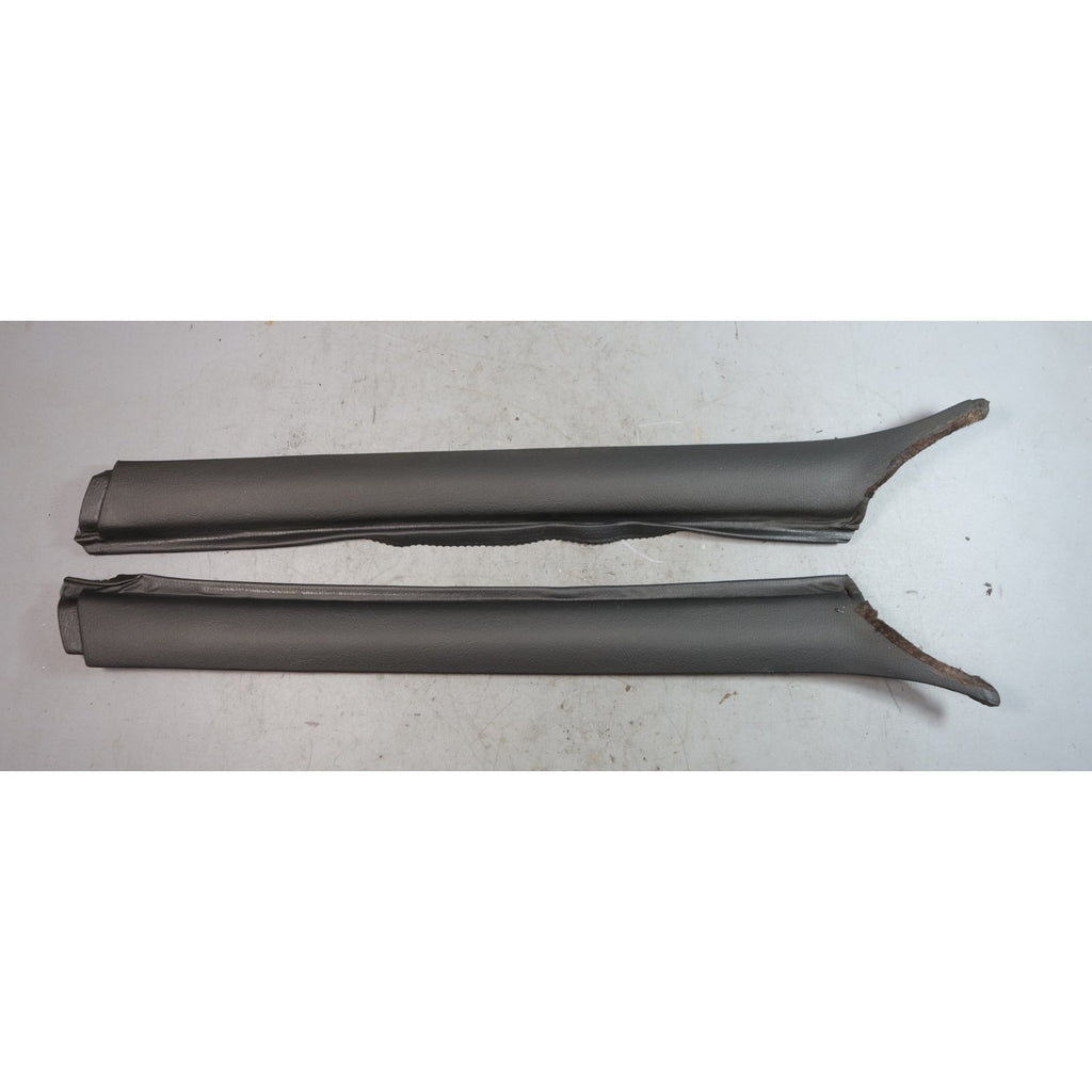 Damaged BMW E30 Front A Pillar Trim Pair Anthracite Black OEM 1984-1993