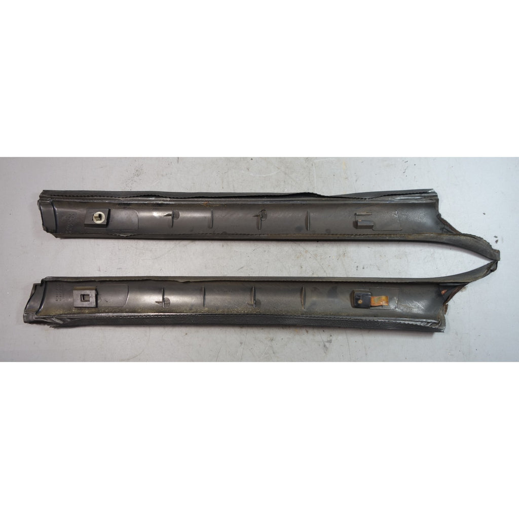 Damaged BMW E30 Front A Pillar Trim Pair Anthracite Black OEM 1984-1993