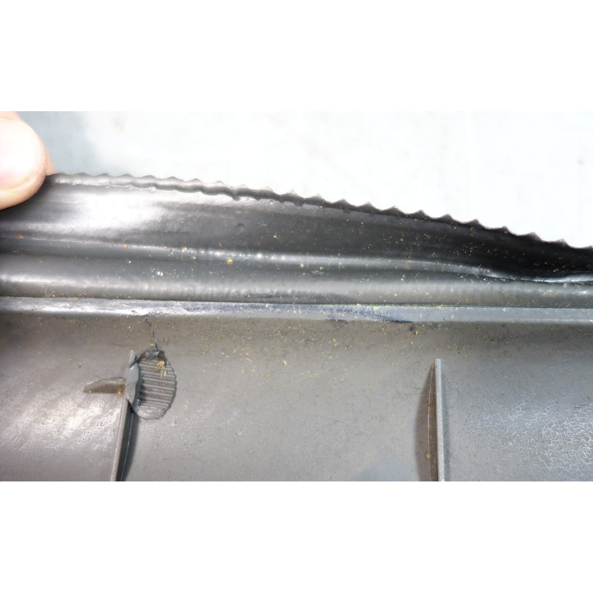 Damaged BMW E30 Front A Pillar Trim Pair Anthracite Black OEM 1984-1993