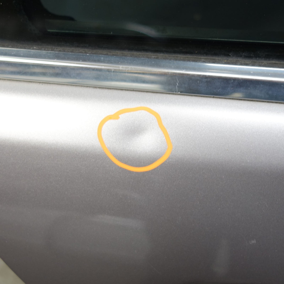 BMW E39 5-Series Touring Wagon Right Rear Passenger Door Shell Silver OEM 99-03