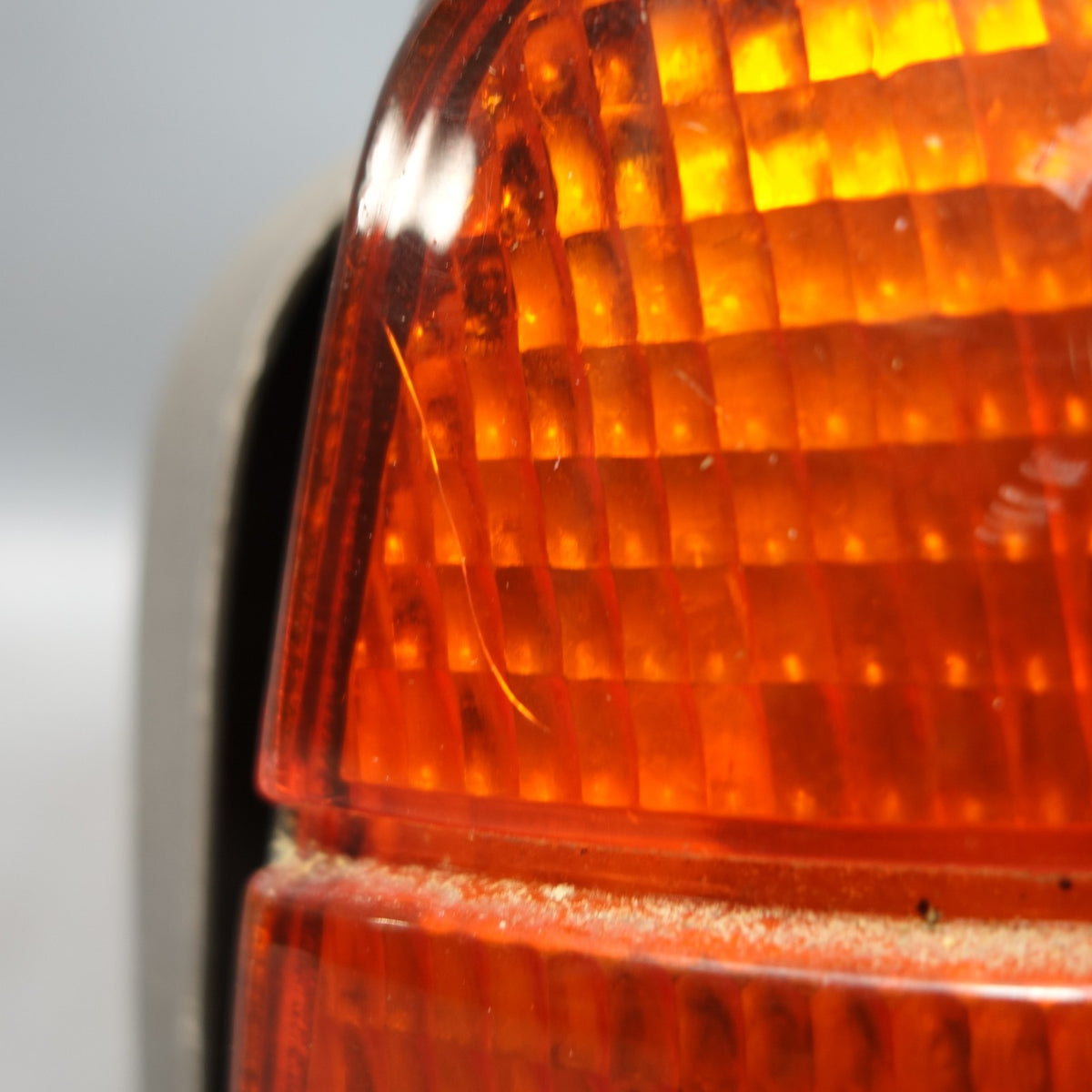 Damaged 88-92 BMW E30 Left Tail Light Lamp Housing w Bulb Tray OEM