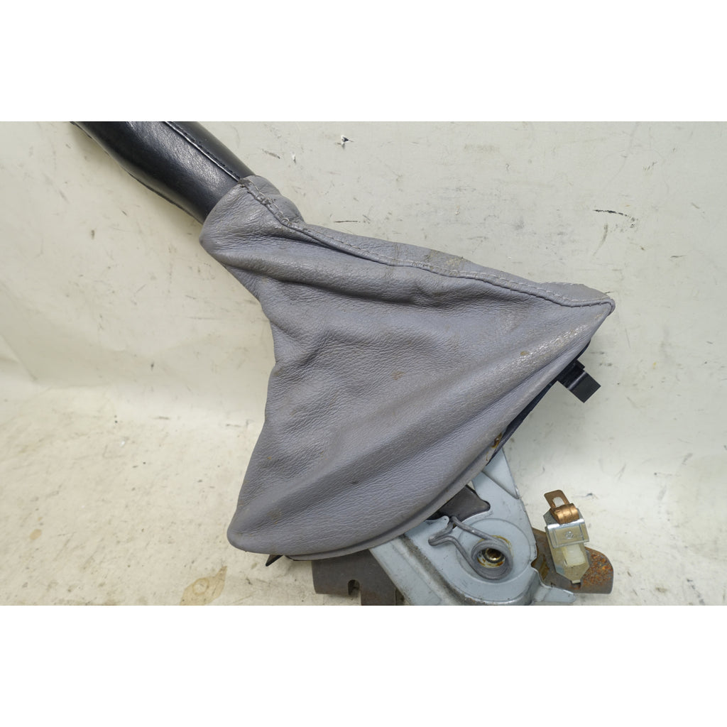 1997-2003 BMW E39 Parking Brake Hand Lever w Grey Leather Boot OEM