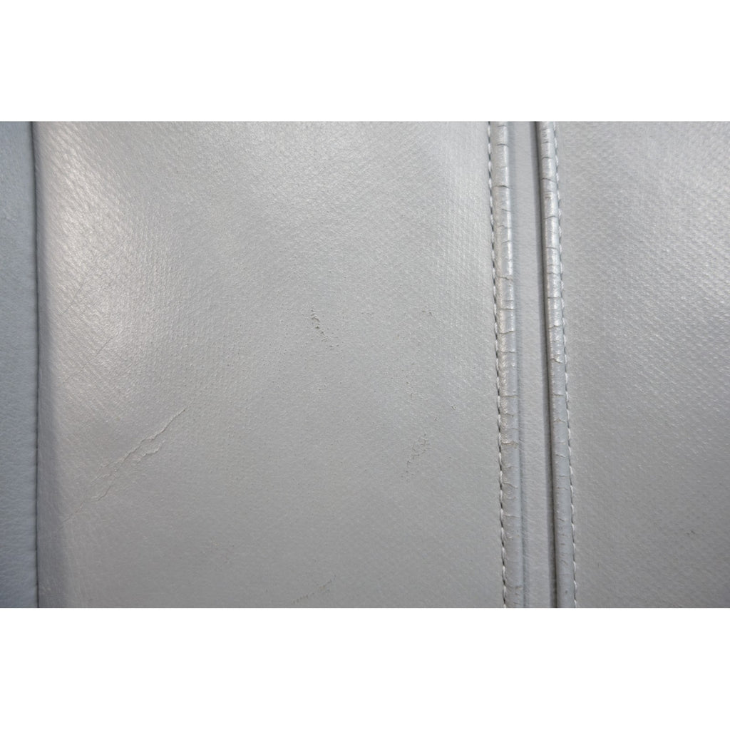 BMW E39 E38 Front Seat Backrest Cushion Grey Leather OEM 1999-2003