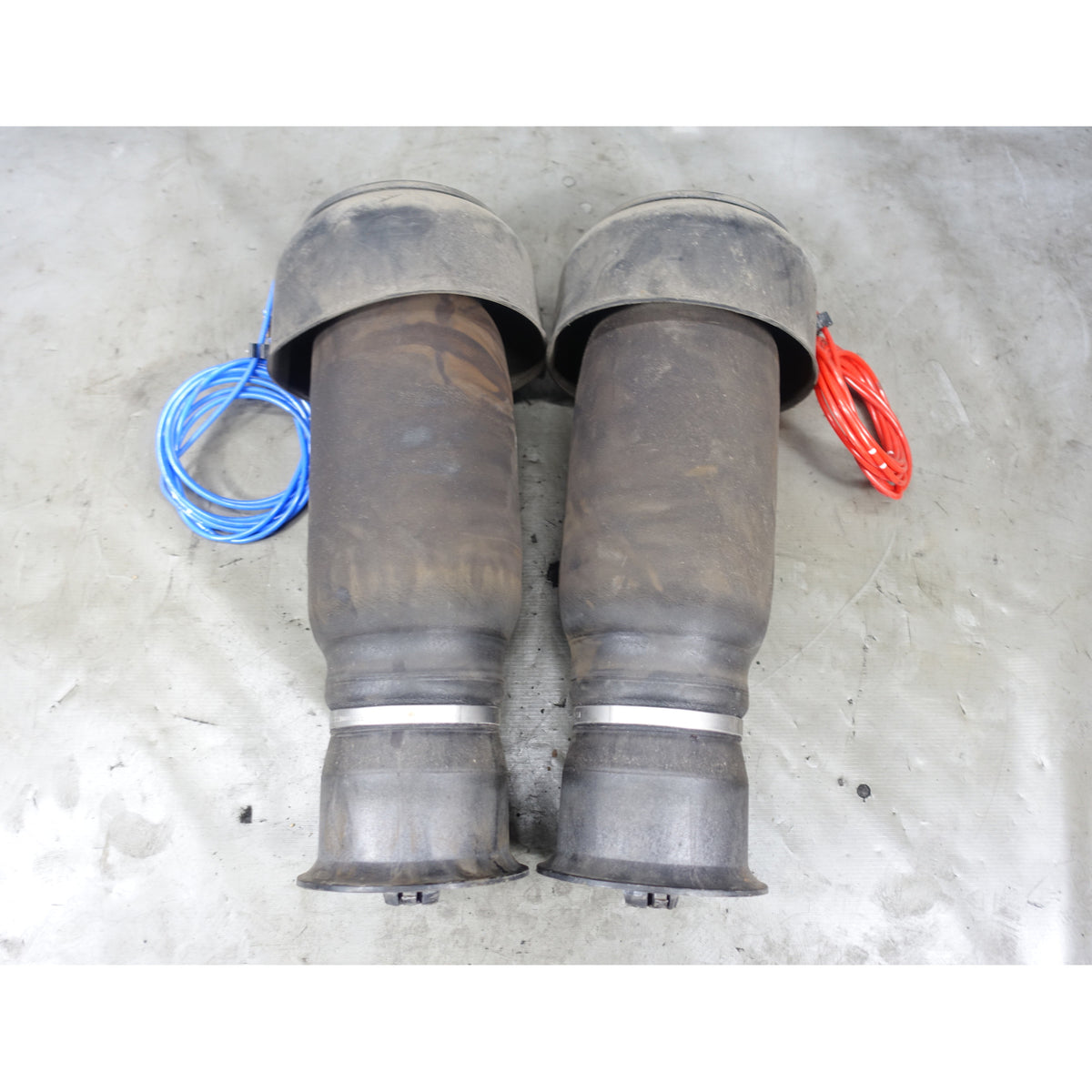2014-2019 BMW F15 X5 F16 X6 Rear Pneumatic Air Suspension Spring Pair OEM