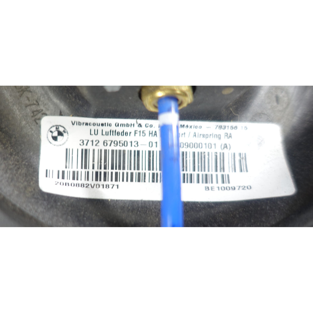 2014-2019 BMW F15 X5 F16 X6 Rear Pneumatic Air Suspension Spring Pair OEM